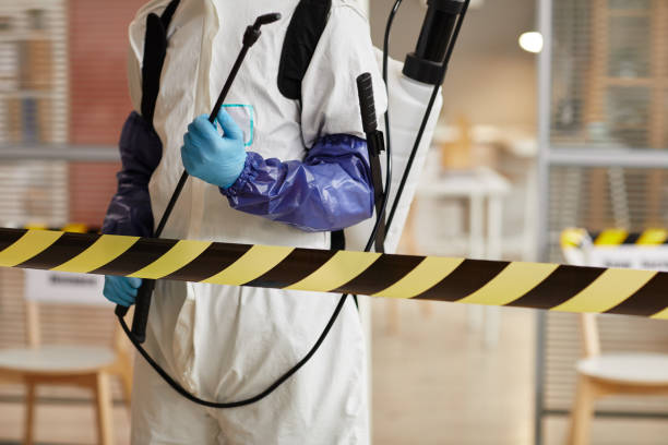 Professional Biohazard Cleanup technician working in Louisville, GA
